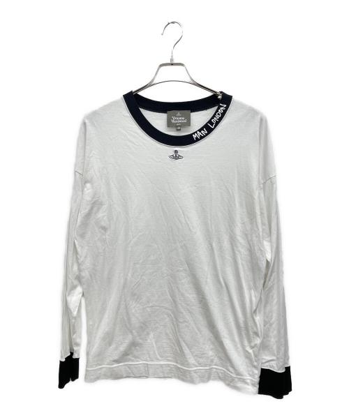 Vivienne Westwood（ヴィヴィアンウエストウッド）Vivienne Westwood (ヴィヴィアンウエストウッド) 長袖カットソー ホワイト サイズ:44の古着・服飾アイテム