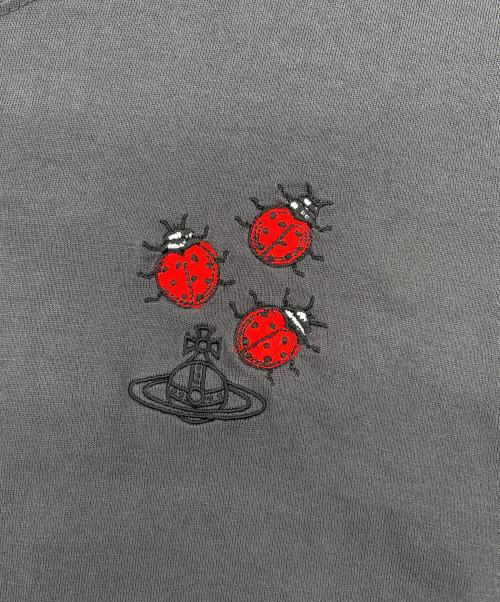 Vivienne Westwood（ヴィヴィアンウエストウッド）Vivienne Westwood (ヴィヴィアンウエストウッド) 長袖カットソー グレー サイズ:44の古着・服飾アイテム