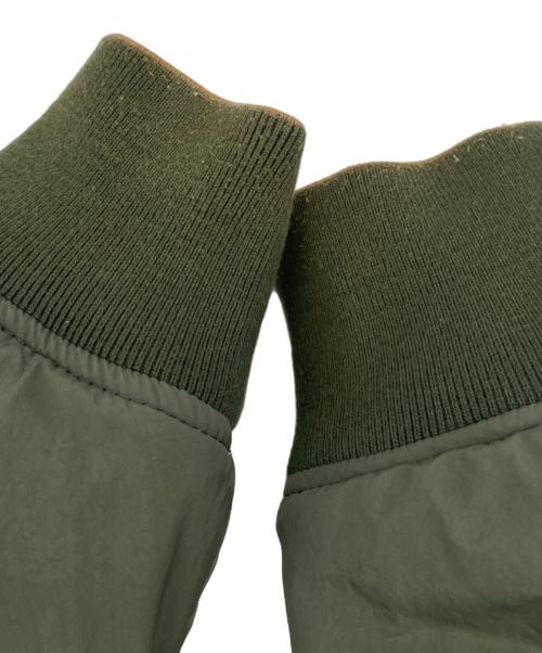 LACOSTE（ラコステ）LACOSTE (ラコステ) リバーシブルボンバージャケット グリーン×ベージュ サイズ:FR　46の古着・服飾アイテム