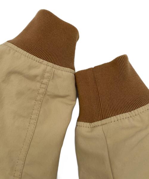 LACOSTE（ラコステ）LACOSTE (ラコステ) リバーシブルボンバージャケット グリーン×ベージュ サイズ:FR　46の古着・服飾アイテム