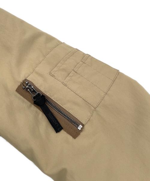 LACOSTE（ラコステ）LACOSTE (ラコステ) リバーシブルボンバージャケット グリーン×ベージュ サイズ:FR　46の古着・服飾アイテム