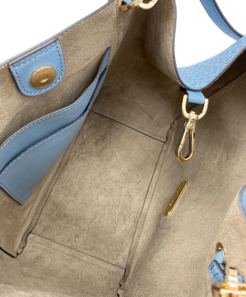 MICHAEL KORS（マイケル・コース）MICHAEL KORS (マイケル・コース) ハンドバッグ スカイブルーの古着・服飾アイテム