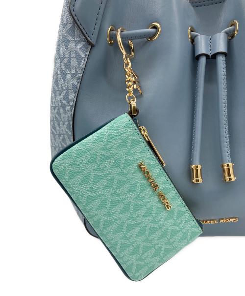 MICHAEL KORS（マイケル・コース）MICHAEL KORS (マイケル・コース) ハンドバッグ スカイブルーの古着・服飾アイテム