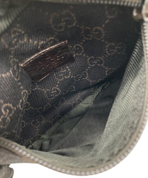 GUCCI（グッチ）GUCCI (グッチ) ウエストポーチ ブラウンの古着・服飾アイテム