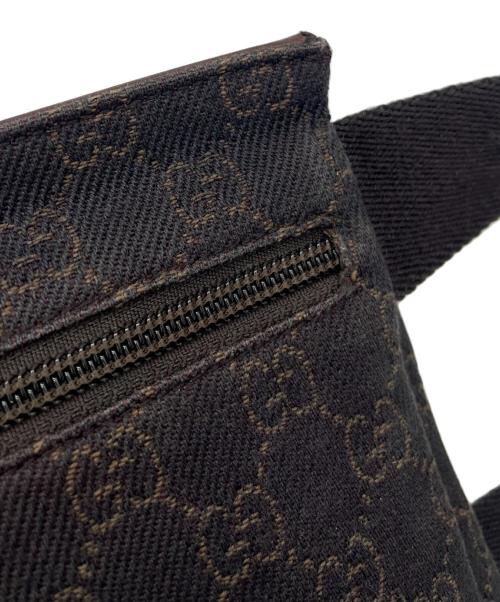 GUCCI（グッチ）GUCCI (グッチ) ウエストポーチ ブラウンの古着・服飾アイテム