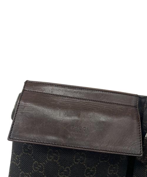 GUCCI（グッチ）GUCCI (グッチ) ウエストポーチ ブラウンの古着・服飾アイテム
