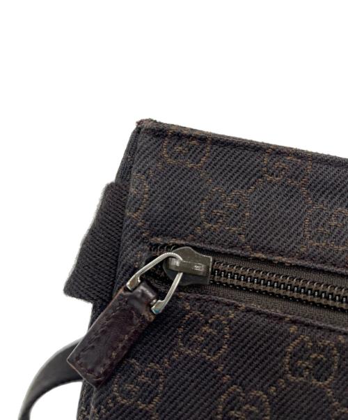 GUCCI（グッチ）GUCCI (グッチ) ウエストポーチ ブラウンの古着・服飾アイテム