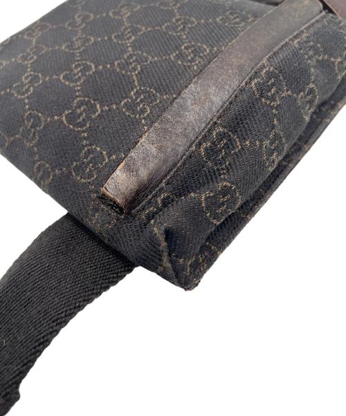 GUCCI（グッチ）GUCCI (グッチ) ウエストポーチ ブラウンの古着・服飾アイテム