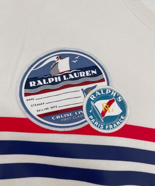 POLO RALPH LAUREN（ポロ・ラルフローレン）POLO RALPH LAUREN (ポロ・ラルフローレン) スウェット ホワイト サイズ:XLの古着・服飾アイテム