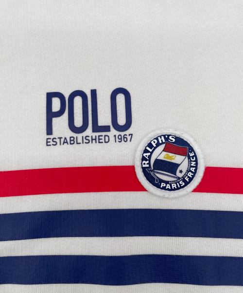 POLO RALPH LAUREN（ポロ・ラルフローレン）POLO RALPH LAUREN (ポロ・ラルフローレン) スウェット ホワイト サイズ:XLの古着・服飾アイテム