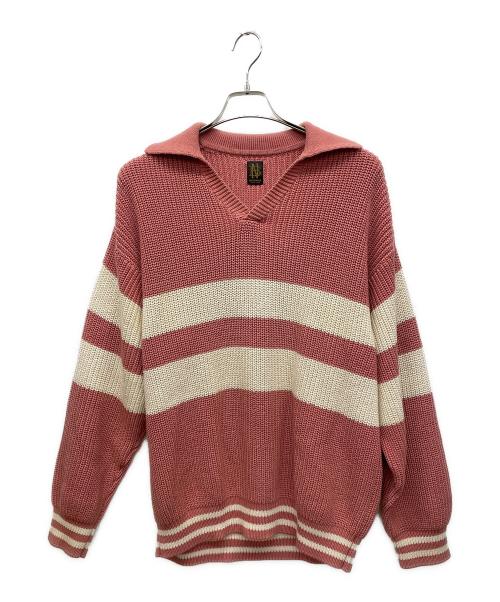BATONER（バトナ―）BATONER (バトナ―) 厚手ニット ピンク サイズ:3の古着・服飾アイテム