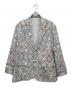 International Gallery BEAMS（インターナショナルギャラリービームス)）の古着「geometric print draped jacket」｜ホワイト