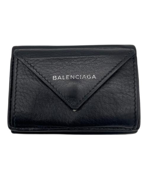 BALENCIAGA（バレンシアガ）BALENCIAGA (バレンシアガ) コンパクトウォレット ブラックの古着・服飾アイテム