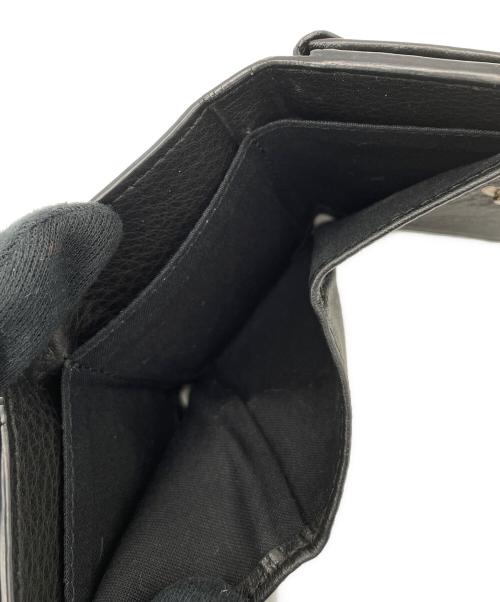 BALENCIAGA（バレンシアガ）BALENCIAGA (バレンシアガ) コンパクトウォレット ブラックの古着・服飾アイテム