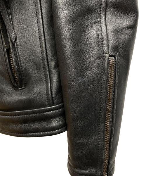 KADOYA（カドヤ）KADOYA (カドヤ) モーターサイクルレザージャケット ブラック サイズ:Mの古着・服飾アイテム