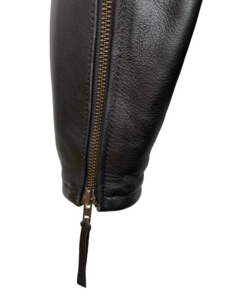 KADOYA（カドヤ）KADOYA (カドヤ) モーターサイクルレザージャケット ブラック サイズ:Mの古着・服飾アイテム