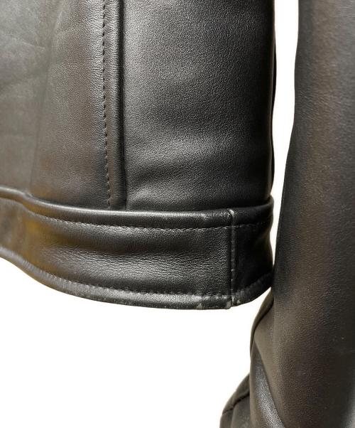 KADOYA（カドヤ）KADOYA (カドヤ) モーターサイクルレザージャケット ブラック サイズ:Mの古着・服飾アイテム