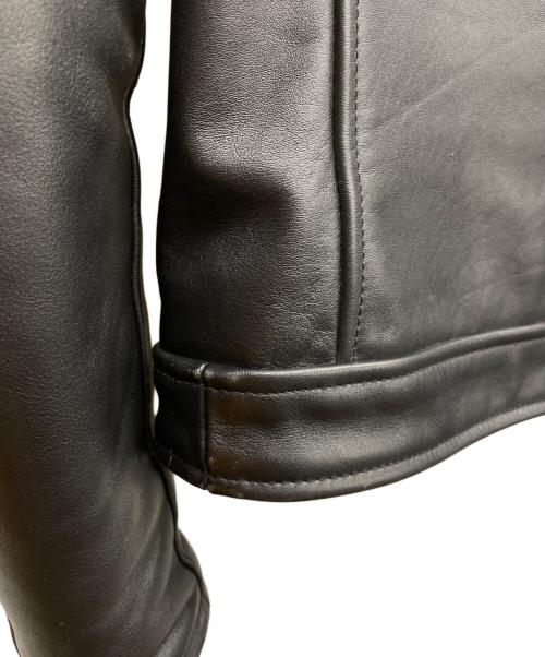 KADOYA（カドヤ）KADOYA (カドヤ) モーターサイクルレザージャケット ブラック サイズ:Mの古着・服飾アイテム