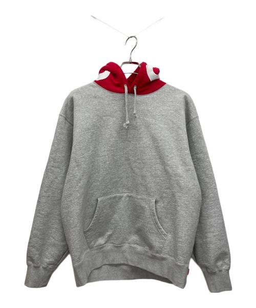 SUPREME（シュプリーム）Supreme (シュプリーム) プルオーバーパーカー グレー サイズ:Largeの古着・服飾アイテム