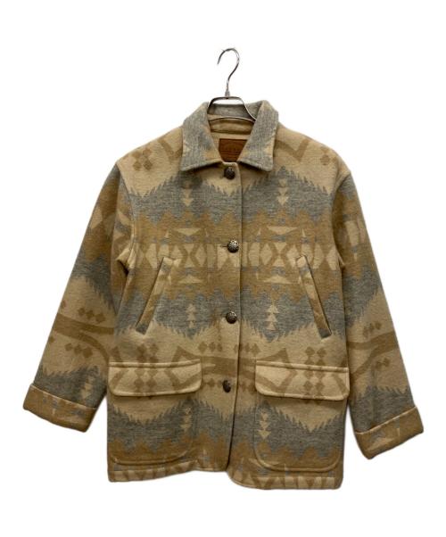 LAUREN RALPH LAUREN（ローレンラルフローレン）LAUREN RALPH LAUREN (ローレンラルフローレン) ネイティブ柄ブランケットコート サイズ:XSの古着・服飾アイテム