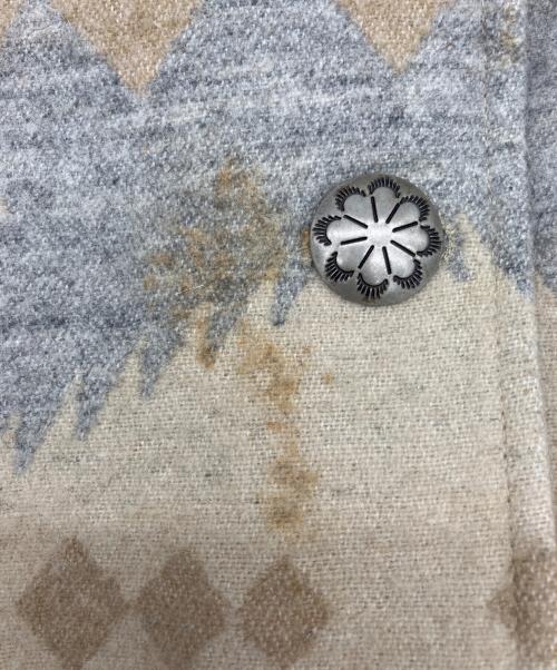 LAUREN RALPH LAUREN（ローレンラルフローレン）LAUREN RALPH LAUREN (ローレンラルフローレン) ネイティブ柄ブランケットコート サイズ:XSの古着・服飾アイテム