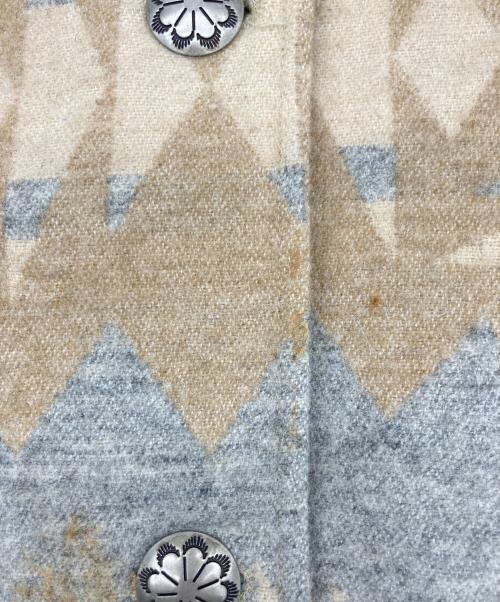 LAUREN RALPH LAUREN（ローレンラルフローレン）LAUREN RALPH LAUREN (ローレンラルフローレン) ネイティブ柄ブランケットコート サイズ:XSの古着・服飾アイテム