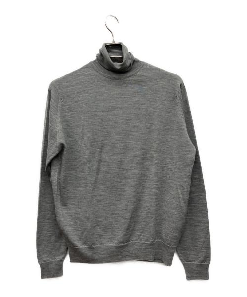 JOHN SMEDLEY（ジョンスメドレー）JOHN SMEDLEY (ジョンスメドレー) タートルネックニット グレー サイズ:表記サイズ無しの古着・服飾アイテム