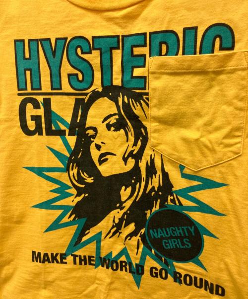 Hysteric Glamour（ヒステリックグラマー）Hysteric Glamour (ヒステリックグラマー) 半袖Tシャツ イエロー サイズ:FREEの古着・服飾アイテム