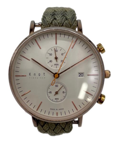 KNOT（ノット）KNOT (ノット) クロノグラフ　リストウォッチの古着・服飾アイテム