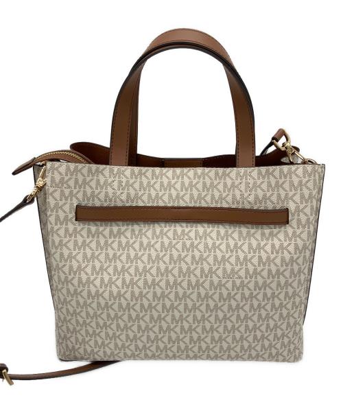 MICHAEL KORS（マイケル・コース）MICHAEL KORS (マイケル・コース) 2WAYバッグ ホワイトの古着・服飾アイテム