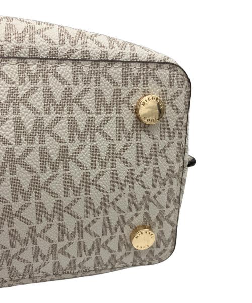 MICHAEL KORS（マイケル・コース）MICHAEL KORS (マイケル・コース) 2WAYバッグ ホワイトの古着・服飾アイテム