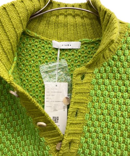 jieda（ジエダ）Jieda (ジエダ) POPCORN SKIPPER KNIT （ポップコーンスキッパーニット） グリーン サイズ:1の古着・服飾アイテム