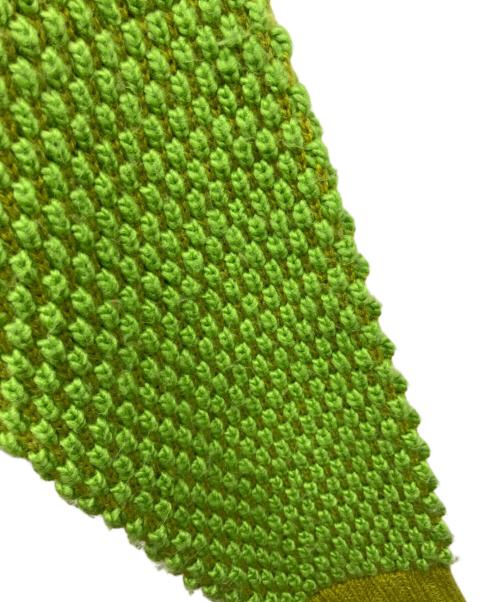 jieda（ジエダ）Jieda (ジエダ) POPCORN SKIPPER KNIT （ポップコーンスキッパーニット） グリーン サイズ:1の古着・服飾アイテム