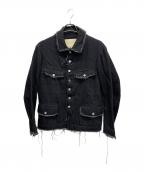 APOCRYPHA.アポクリファ）の古着「デニムジャケット」｜ブラック