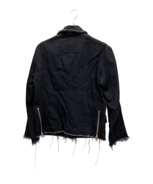 APOCRYPHA.（アポクリファ）APOCRYPHA. (アポクリファ) デニムジャケット ブラック サイズ:2の古着・服飾アイテム
