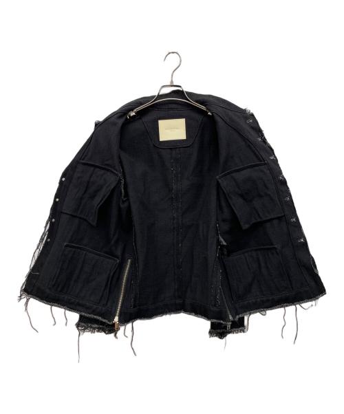 APOCRYPHA.（アポクリファ）APOCRYPHA. (アポクリファ) デニムジャケット ブラック サイズ:2の古着・服飾アイテム