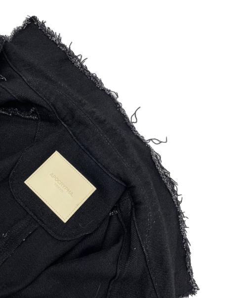 APOCRYPHA.（アポクリファ）APOCRYPHA. (アポクリファ) デニムジャケット ブラック サイズ:2の古着・服飾アイテム