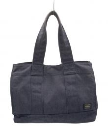 PORTER（ポーター）の古着「トートバッグ」｜インディゴ