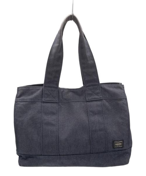 PORTER（ポーター）PORTER (ポーター) トートバッグ インディゴの古着・服飾アイテム