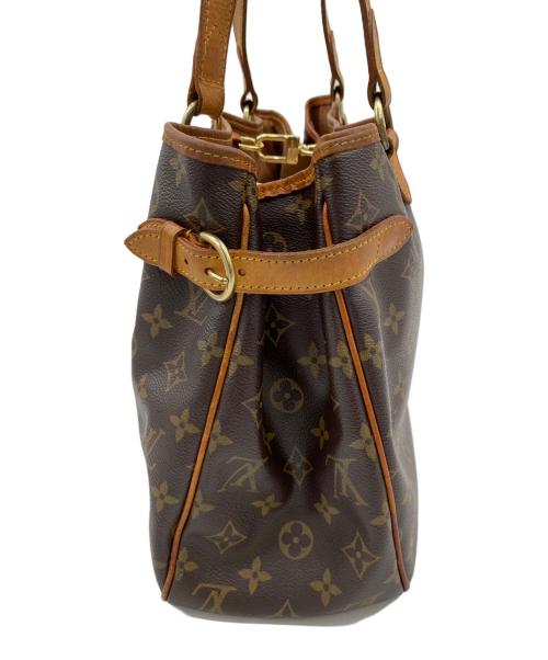 LOUIS VUITTON（ルイ ヴィトン）LOUIS VUITTON (ルイ ヴィトン) バティニョール オリゾンタル　ショルダートートバッグ ブラウンの古着・服飾アイテム