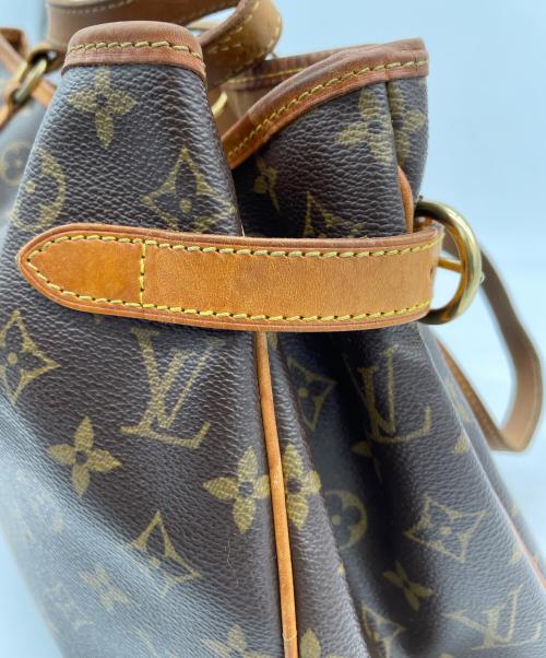LOUIS VUITTON（ルイ ヴィトン）LOUIS VUITTON (ルイ ヴィトン) バティニョール オリゾンタル　ショルダートートバッグ ブラウンの古着・服飾アイテム