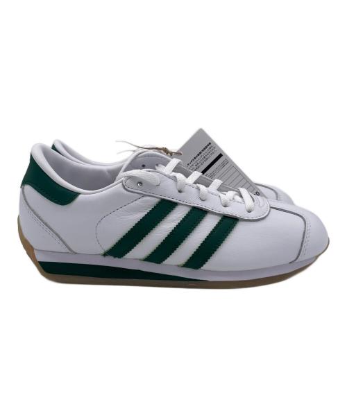 adidas（アディダス）adidas (アディダス) COUNTRYⅡ ホワイト×グリーン サイズ:23cmの古着・服飾アイテム