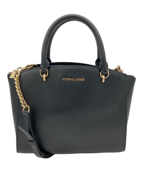 MICHAEL KORS（マイケル・コース）MICHAEL KORS (マイケル・コース) 2WAYバッグ ブラックの古着・服飾アイテム