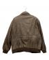 roundtree&yorke (ラウンドツリーアンドヨーク) レザージャケット ブラウン サイズ:2X：8000円
