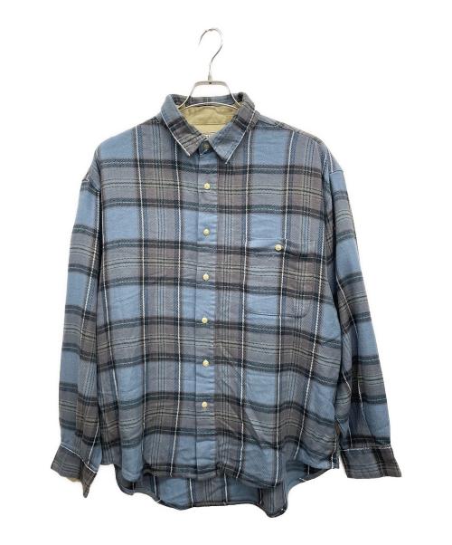 BUGLE BOY（ビューグルボーイ）BUGLE BOY (ビューグルボーイ) ネルシャツ ネイビー サイズ:XLの古着・服飾アイテム