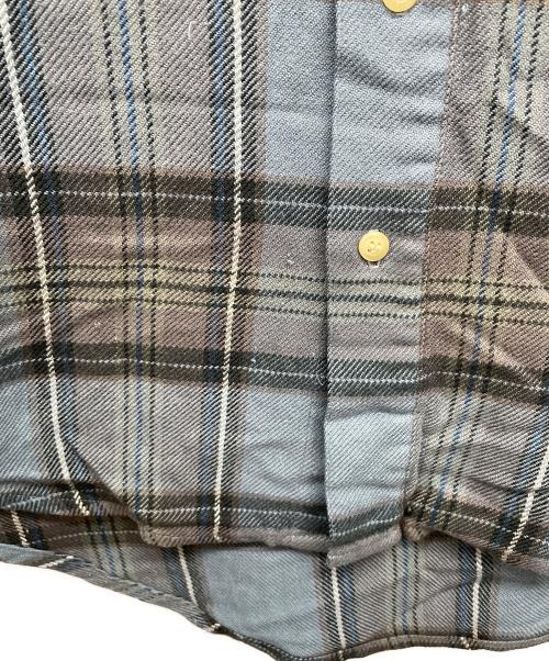 BUGLE BOY（ビューグルボーイ）BUGLE BOY (ビューグルボーイ) ネルシャツ ネイビー サイズ:XLの古着・服飾アイテム