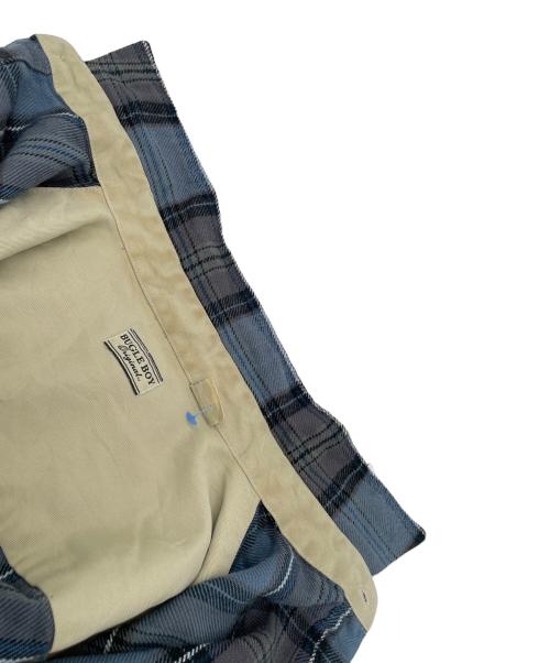 BUGLE BOY（ビューグルボーイ）BUGLE BOY (ビューグルボーイ) ネルシャツ ネイビー サイズ:XLの古着・服飾アイテム