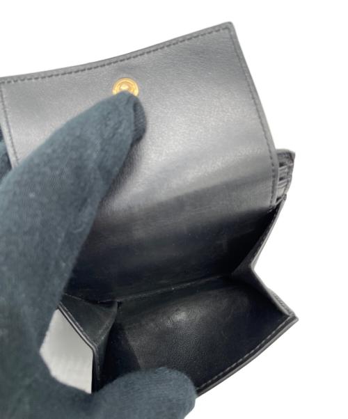 CELINE（セリーヌ）CELINE (セリーヌ) バイフォールドウォレット　トリオンフキャンバス　2つ折り財布 ブラックの古着・服飾アイテム
