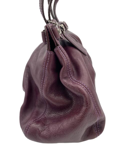 COACH（コーチ）COACH (コーチ) ハンドバッグ パープルの古着・服飾アイテム