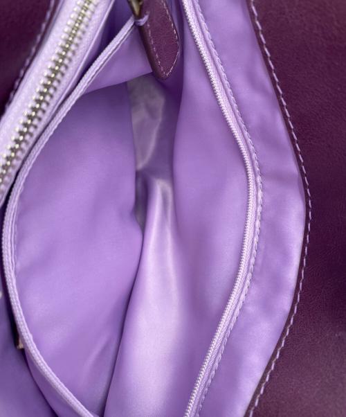 COACH（コーチ）COACH (コーチ) ハンドバッグ パープルの古着・服飾アイテム